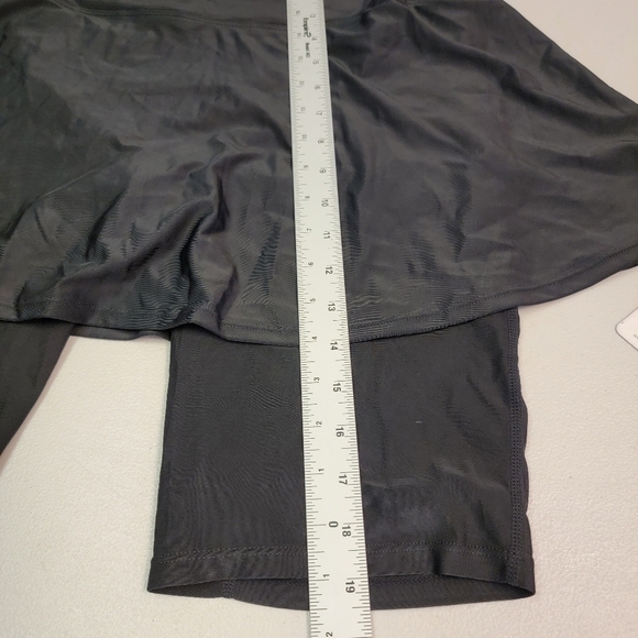 WOMENY Women's Black Swim Skirt Shorts Size XL High Waisted - Picture 6 of 6